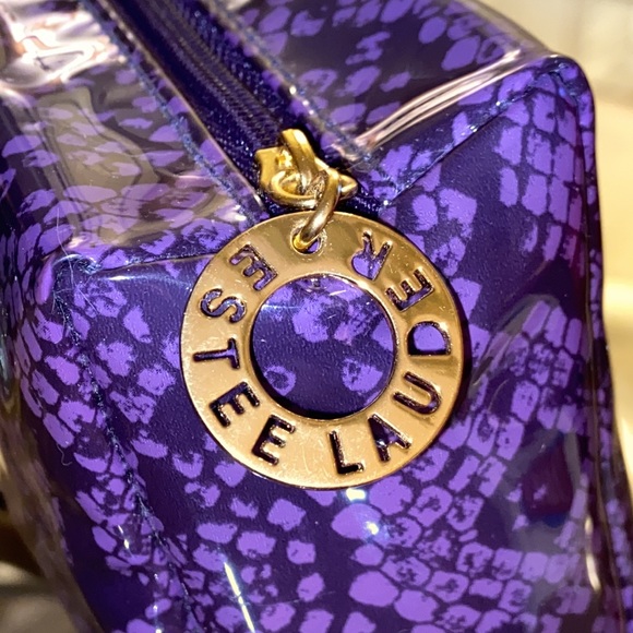 Estée Lauder Purple Make Up Bag - Picture 5 of 6